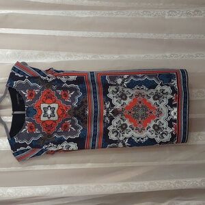 Banana Republic multicolor print sleeveless Dress Size 2